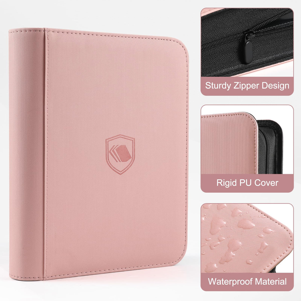 Pemocyny Toploader Binder fits 3x4 toploaders securely for neat storage.