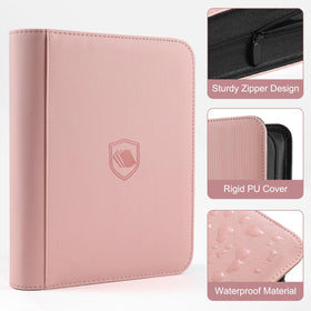 Pemocyny Toploader Binder fits 3x4 toploaders securely for neat storage.