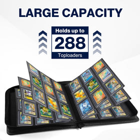 Pemocyny 3x4 top-loader fit showing secure cards.