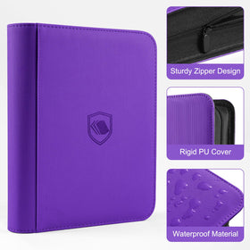 Pemocyny Toploader Binder demonstrates secure 3x4 toploader fit.