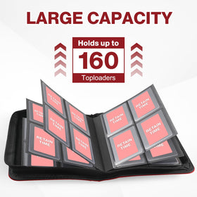 Pemocyny 9-pocket PU cover adds durable protection.