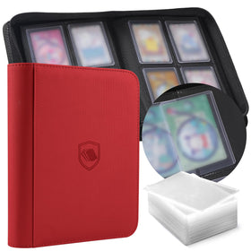 Pemocyny 360-slot binder demonstrates ample capacity for organized card storage.