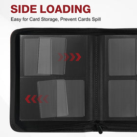 Pemocyny binder uses premium materials for long-lasting card protection.