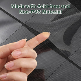 Pemocyny binder durable material for long-term card protection.