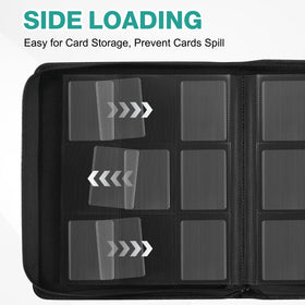 Pemocyny binder organized layout ideal for TCG and sports cards