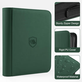 Pemocyny binder open layout reveals 9 pockets for easy access.