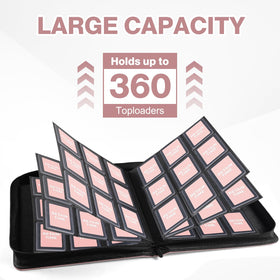 Pemocyny Toploader Binder uses premium materials for lasting card protection.
