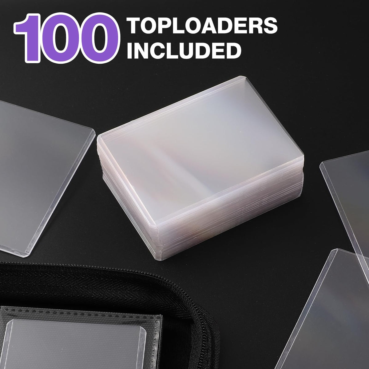Pemocyny Toploader Binder ringless double-sided design for easy browsing.