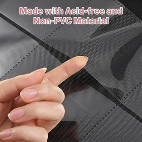 Pemocyny Toploader Binder offers water and fingerprint resistance for durable care.