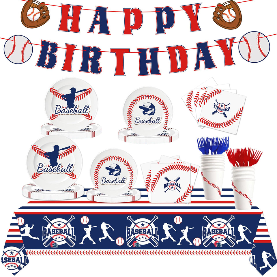 PEMOTYST baseball banner decor ideal for party backdrop and photos