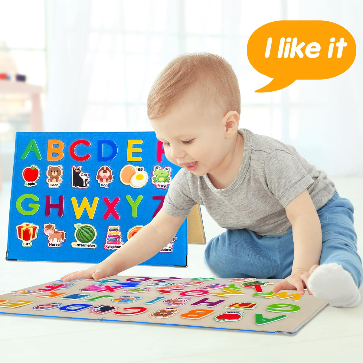 PengFULL double-sided felt board supports interactive storytelling and learning.