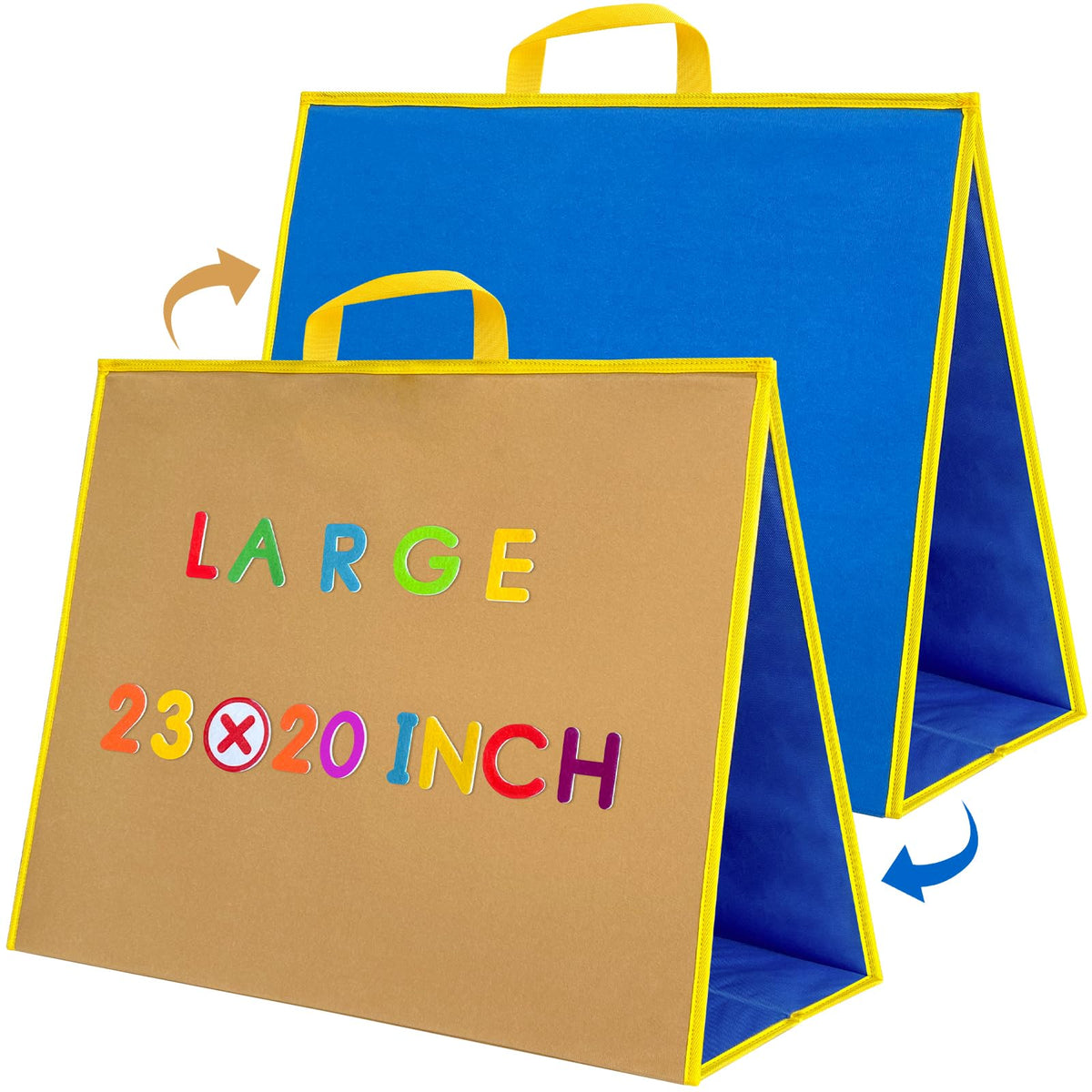 PENGFULL large felt flannel board front view with double-sided storytelling surface.