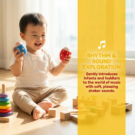 Peohud kids enjoying egg shakers while exploring rhythm and coordination