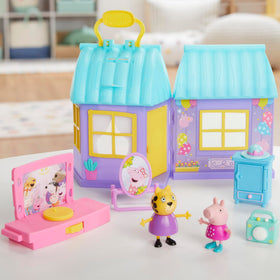 Peppa Pig backdrops switch between fashion show and dance party for varied play