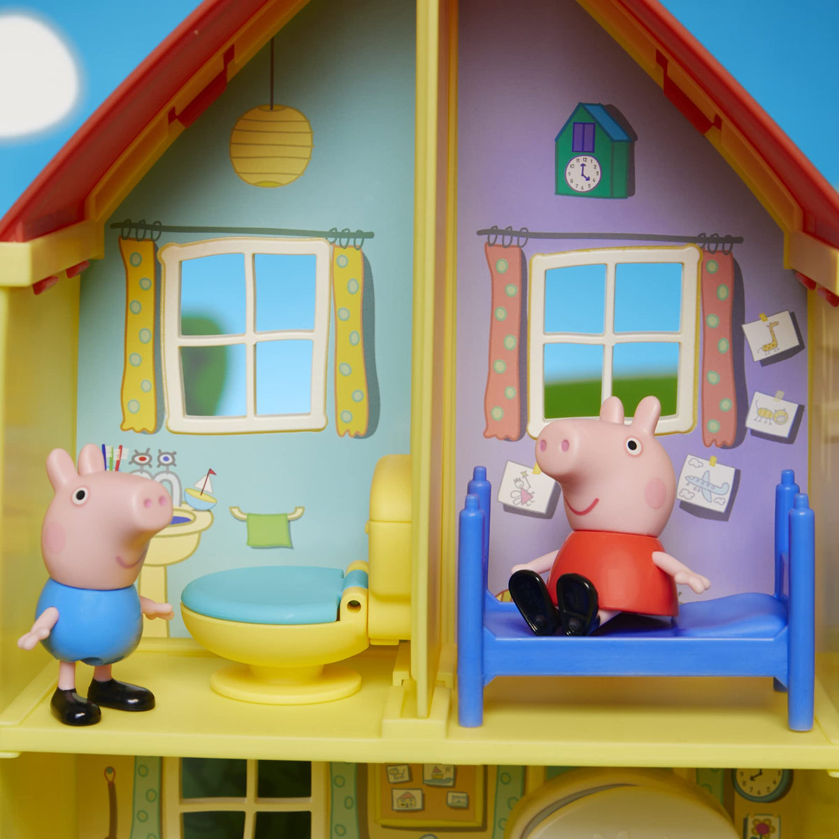Bedroom with bed and sofa supports cozy narrative scenes