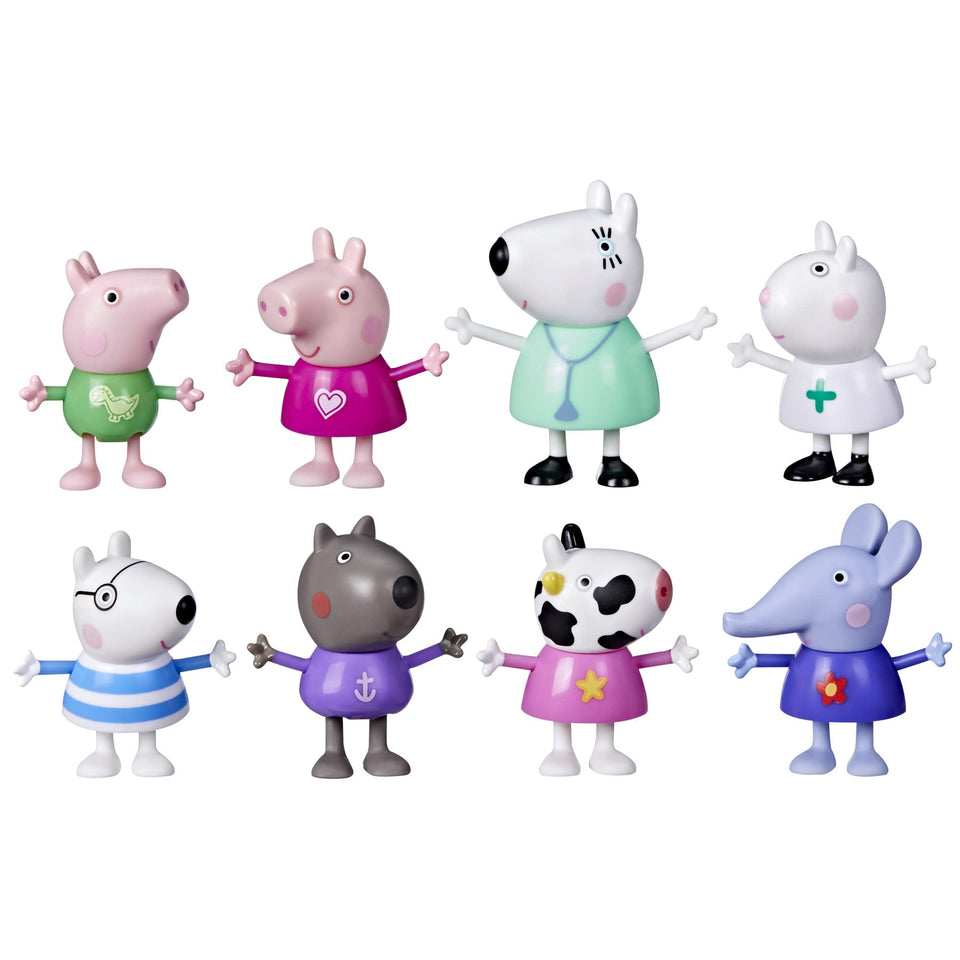 Peppa Pig Dr. Polar Bear figure with stethoscope for doctor play and storytelling