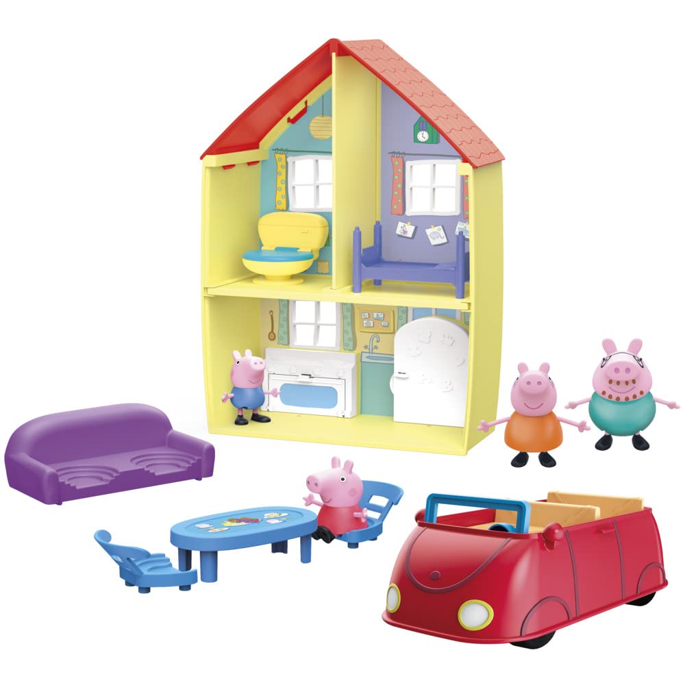 Peppa Pig family home 2-story playset sparks imaginative playtime