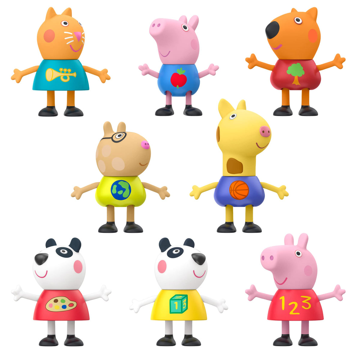 Peppa Pig George Pig figure for snack time and classroom moments.
