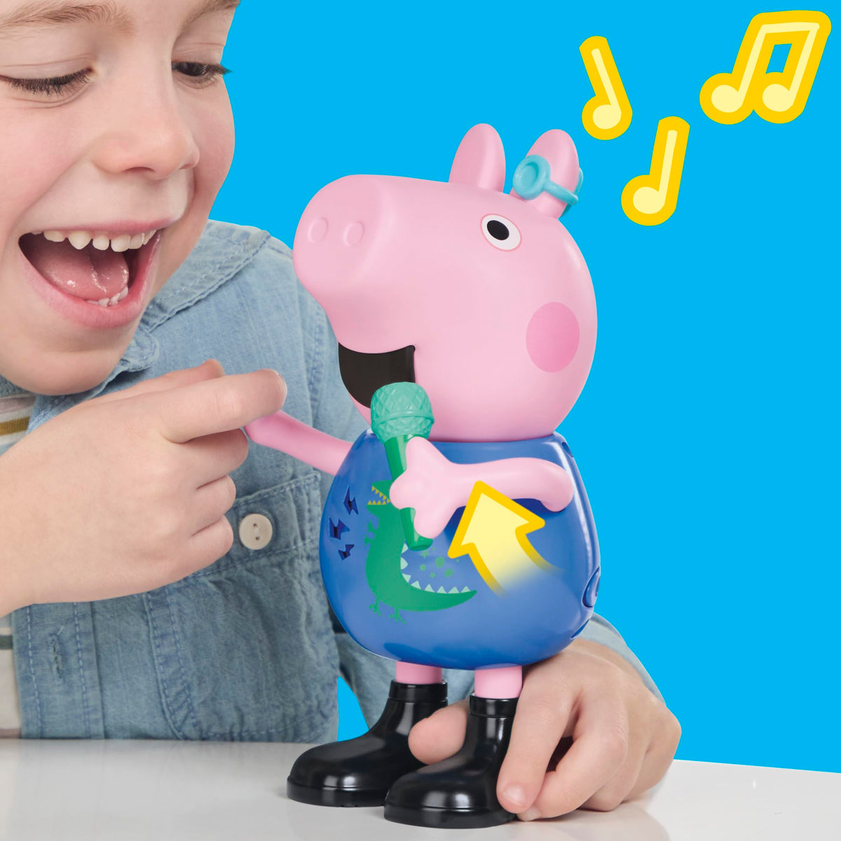 Peppa Pig George sings four songs, including fan favorites.