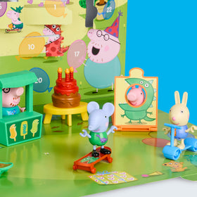 Peppa Pig George's cake and candles for pretend celebrations