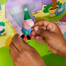 Peppa Pig George's dino accessories creating dynamic party scenes