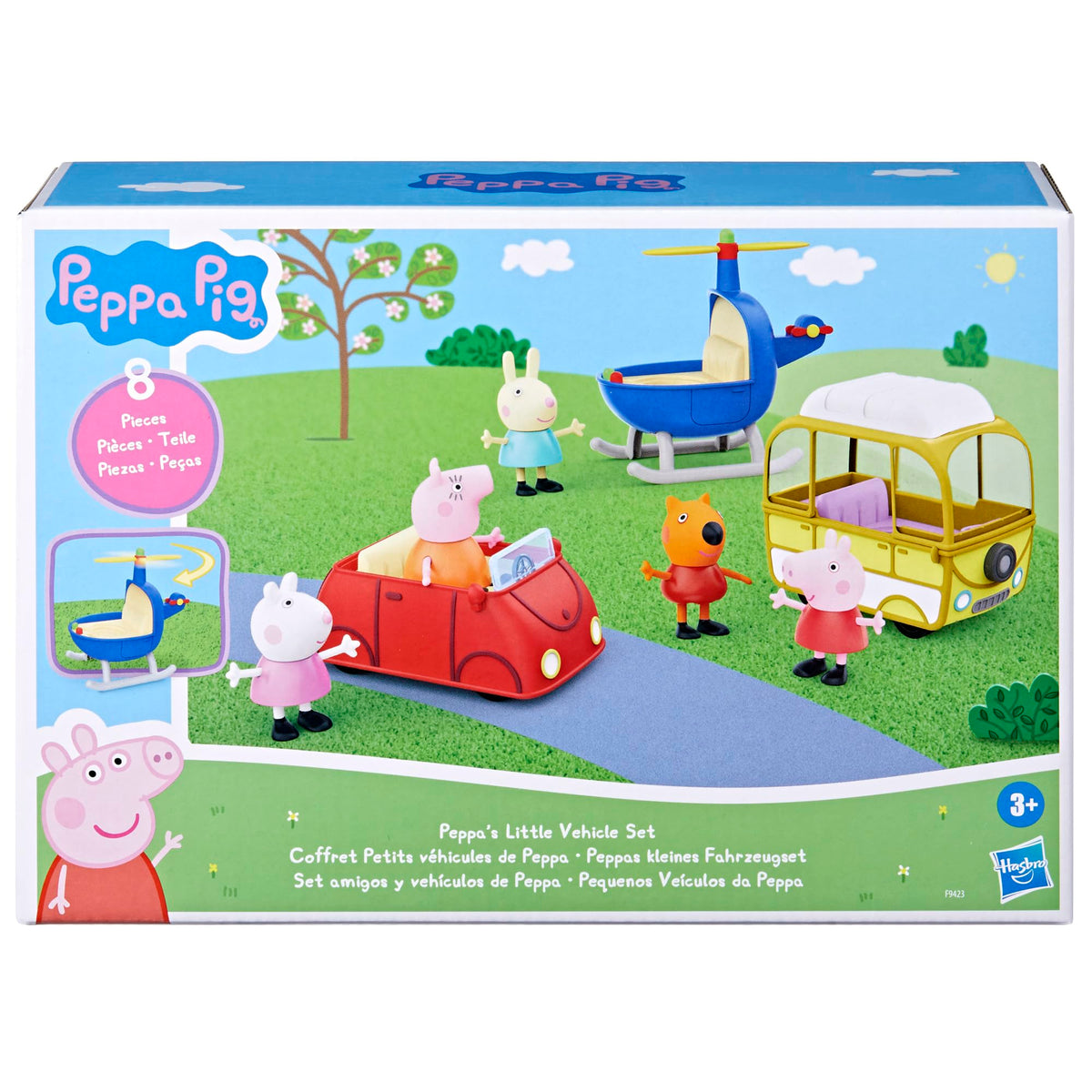 Peppa Pig little vehicle playset camper enhances role-playing on the go.