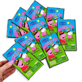 Peppa Pig mini coloring book included in each pack for creative play.