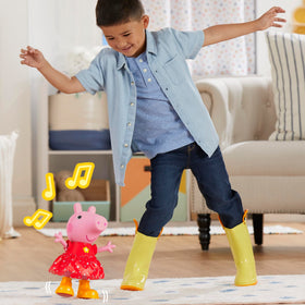 Peppa Pig Muddy Puddles song and game for active play