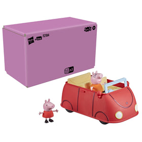 Peppa Pig Mummy Pig figure inside red car supports imaginative storytelling