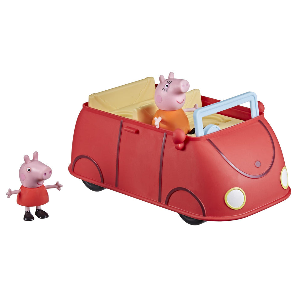 Peppa Pig Peppa’s Adventures red car with rolling wheels for pretend play