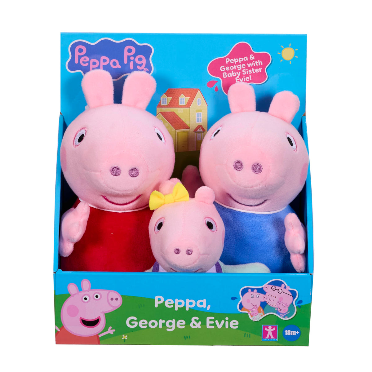 Peppa Pig plush Peppa for cuddling and imaginative play.