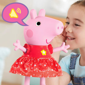 Peppa Pig reacts to claps and sounds for interactive play