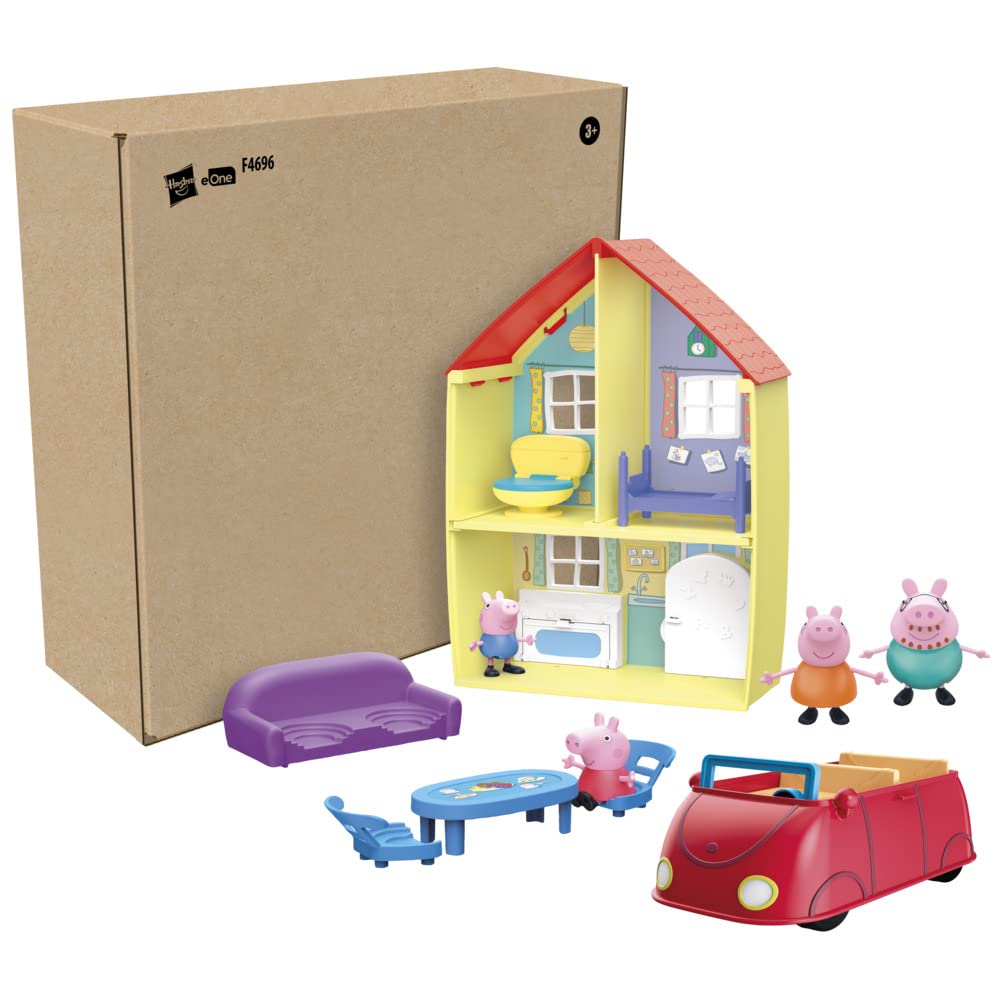 Peppa Pig red car with sounds enhances interactive storytelling during play