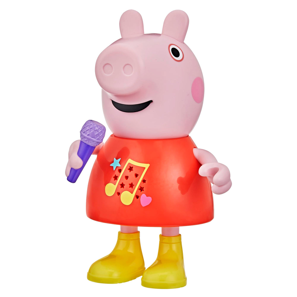 Peppa Pig Talk & Sing Peppa Doll front view inviting playtime.