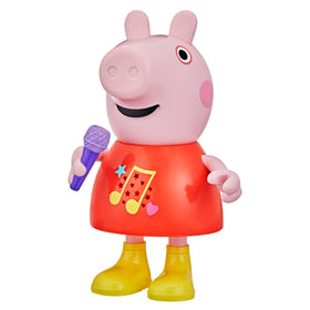 Peppa Pig Talk & Sing Peppa Doll front view inviting playtime.