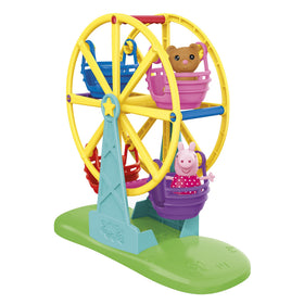 Peppa Pig teddy bear accessory adds a cozy ride companion.