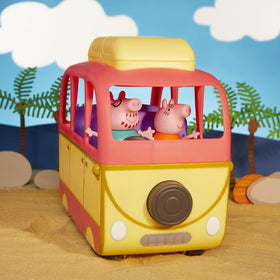 Peppa Pig Visit Australia campervan back door grill supports imaginative barbecue pretend play