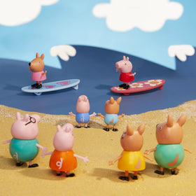Peppa Pig Visit Australia campervan open interior reveals removable benches for flexible seating