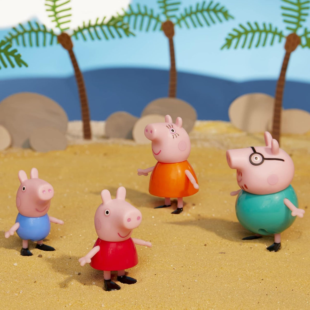 Peppa Pig Visit Australia campervan rolling wheels enable easy indoor transport