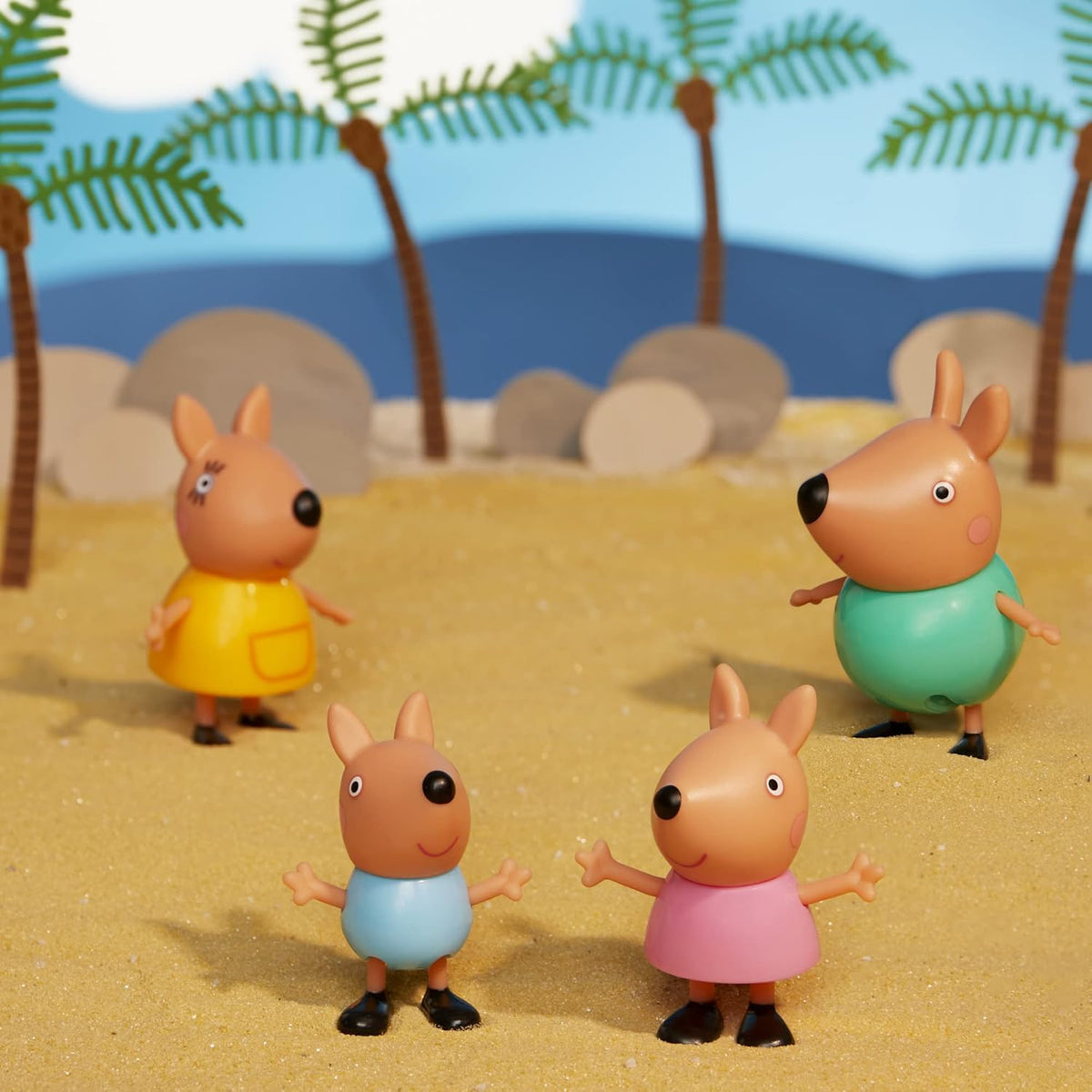 Peppa Pig Visit Australia campervan roof storage highlights space for surfboard accessories
