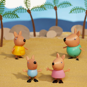 Peppa Pig Visit Australia campervan roof storage highlights space for surfboard accessories