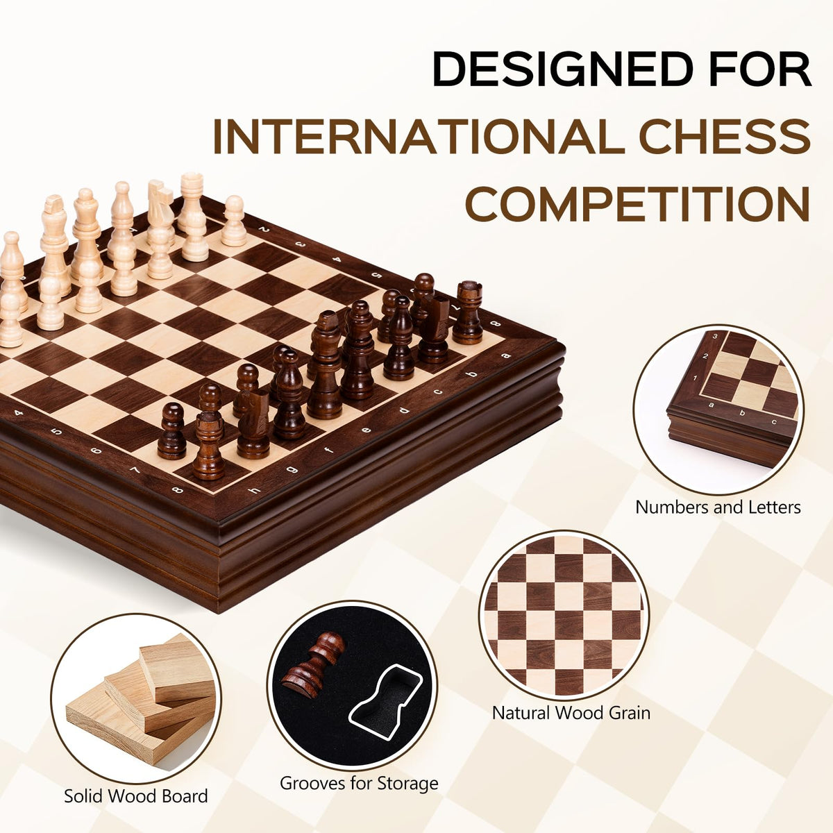 Peradix magnetic chess pieces stay in place during play