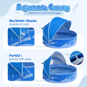 Peradix foldable pool with carry bag for easy travel.