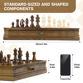 Peradix includes two extra queens for expanded game options and flexibility.