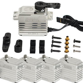 Aluminum heat sink case on the Monster servo for cooling during use.