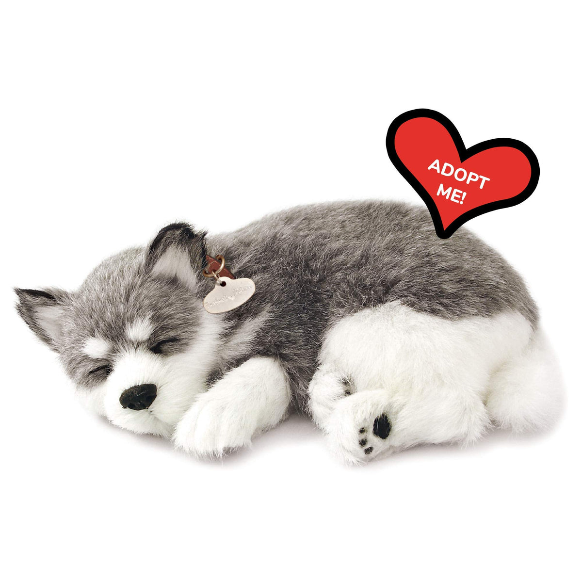 Perfect Petzzz Alaskan Husky breathing feature highlights lifelike motion without mess.