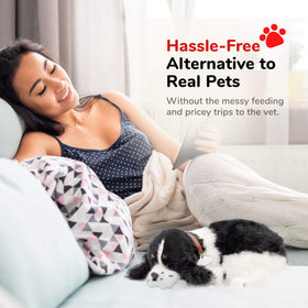 Perfect Petzzz Cocker Spaniel in playful pose offers safe, mess-free companionship.