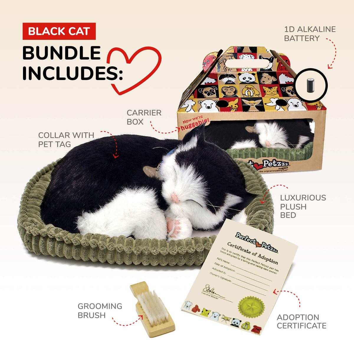 Perfect Petzzz kitten soft fur closeup highlights premium synthetic texture.