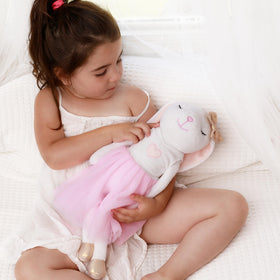 XL plush carrier included to organize the 7-piece set for on-the-go play