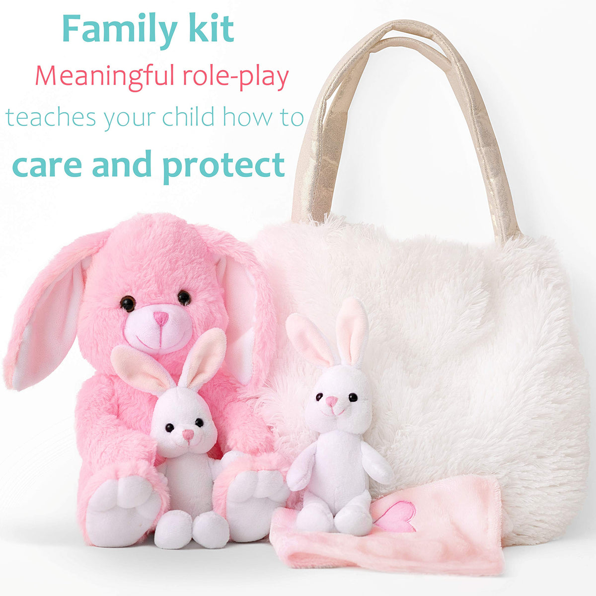 Perfectto Design second baby bunny plush adds to caring family storytelling